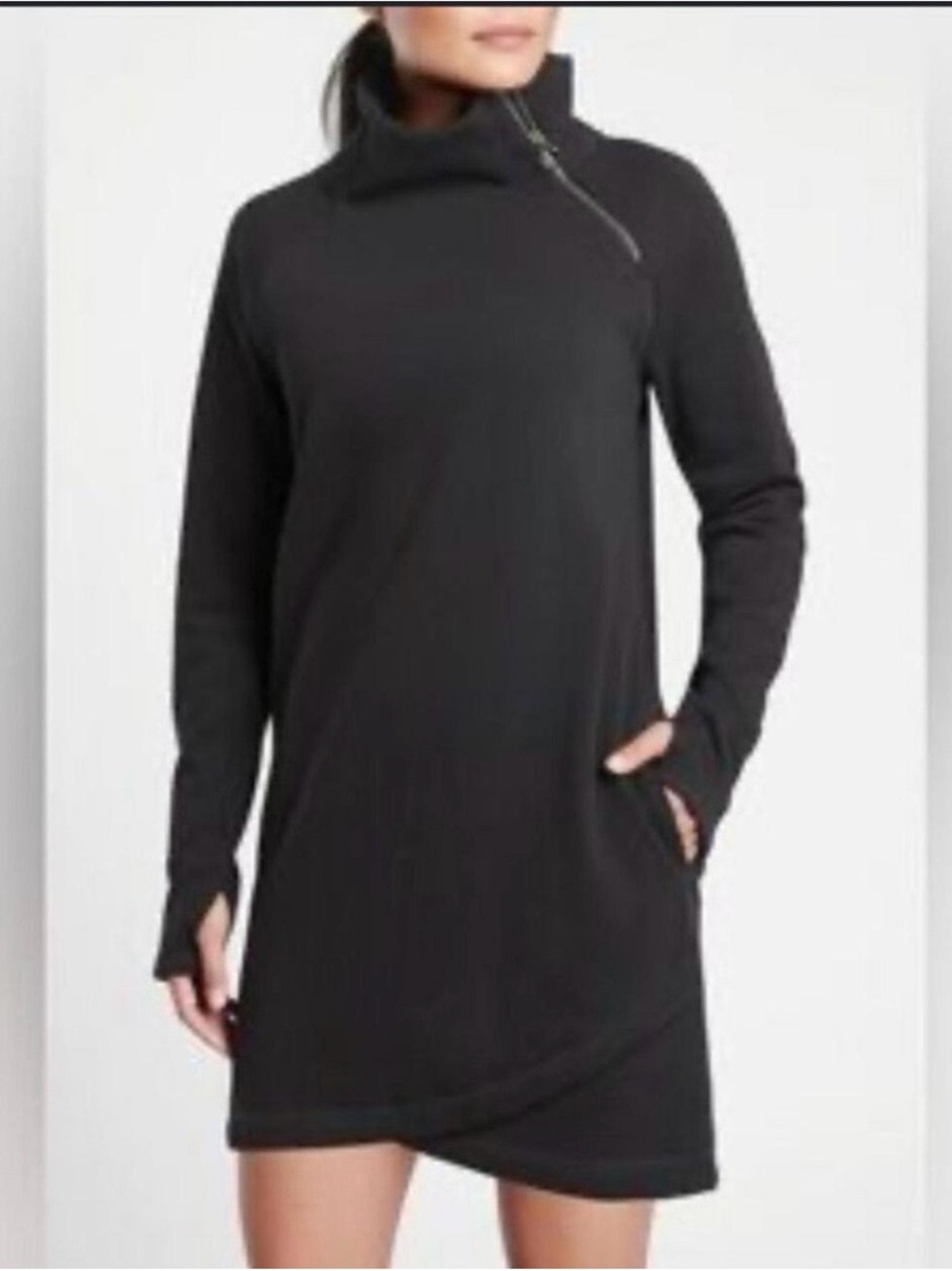 Athleta Cozy Karma Sweatshirt Dress